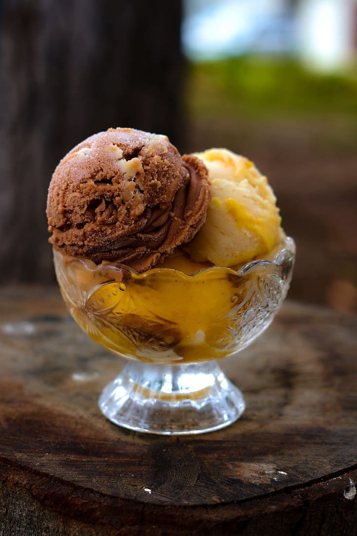 Trois boules de glace