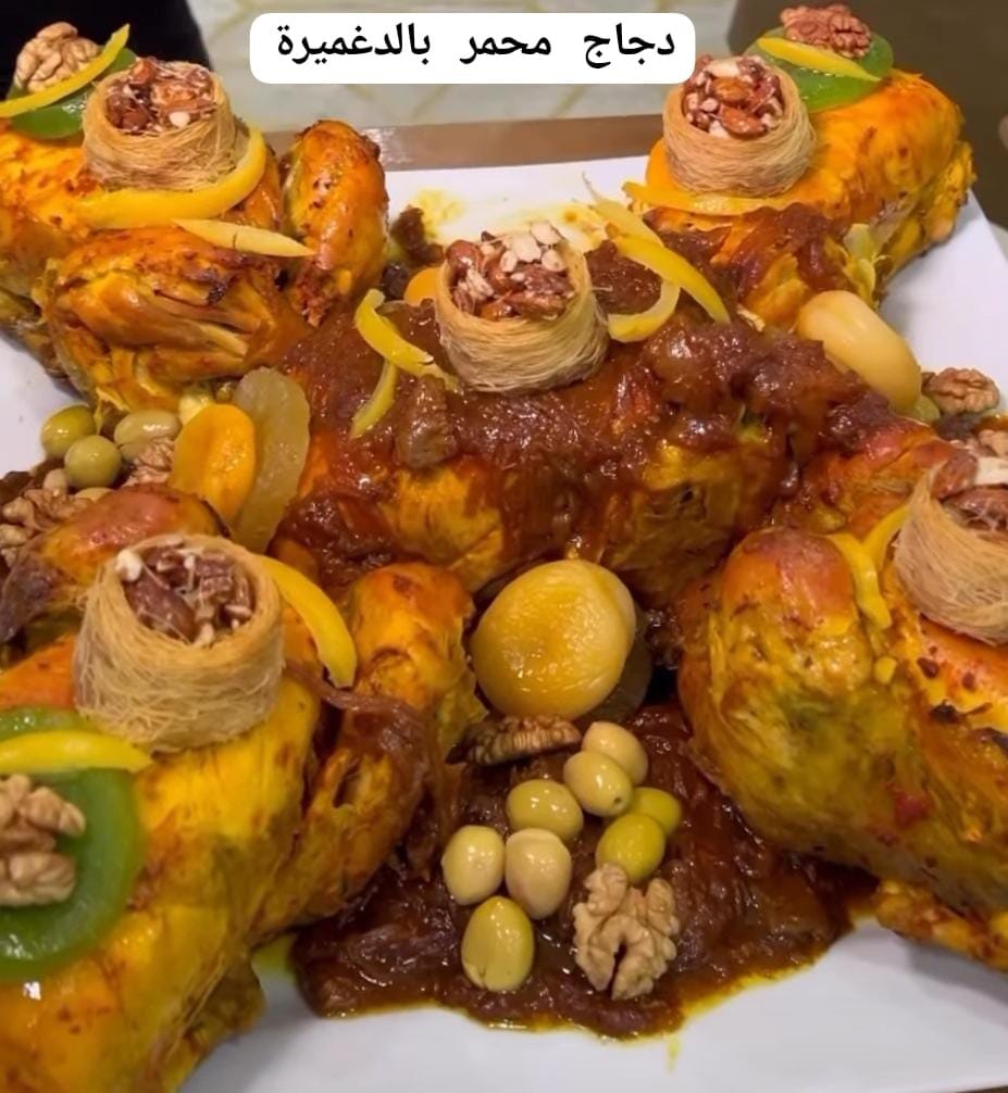 Poulet rôti à la dghmira