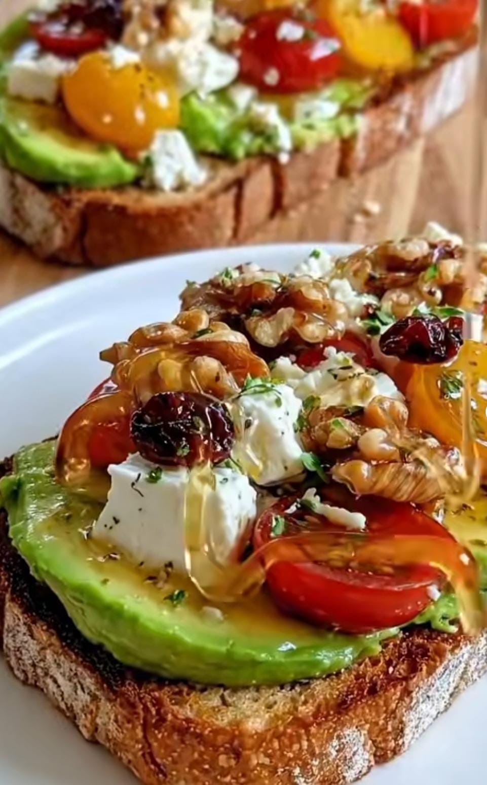 Tartine à l'avocat